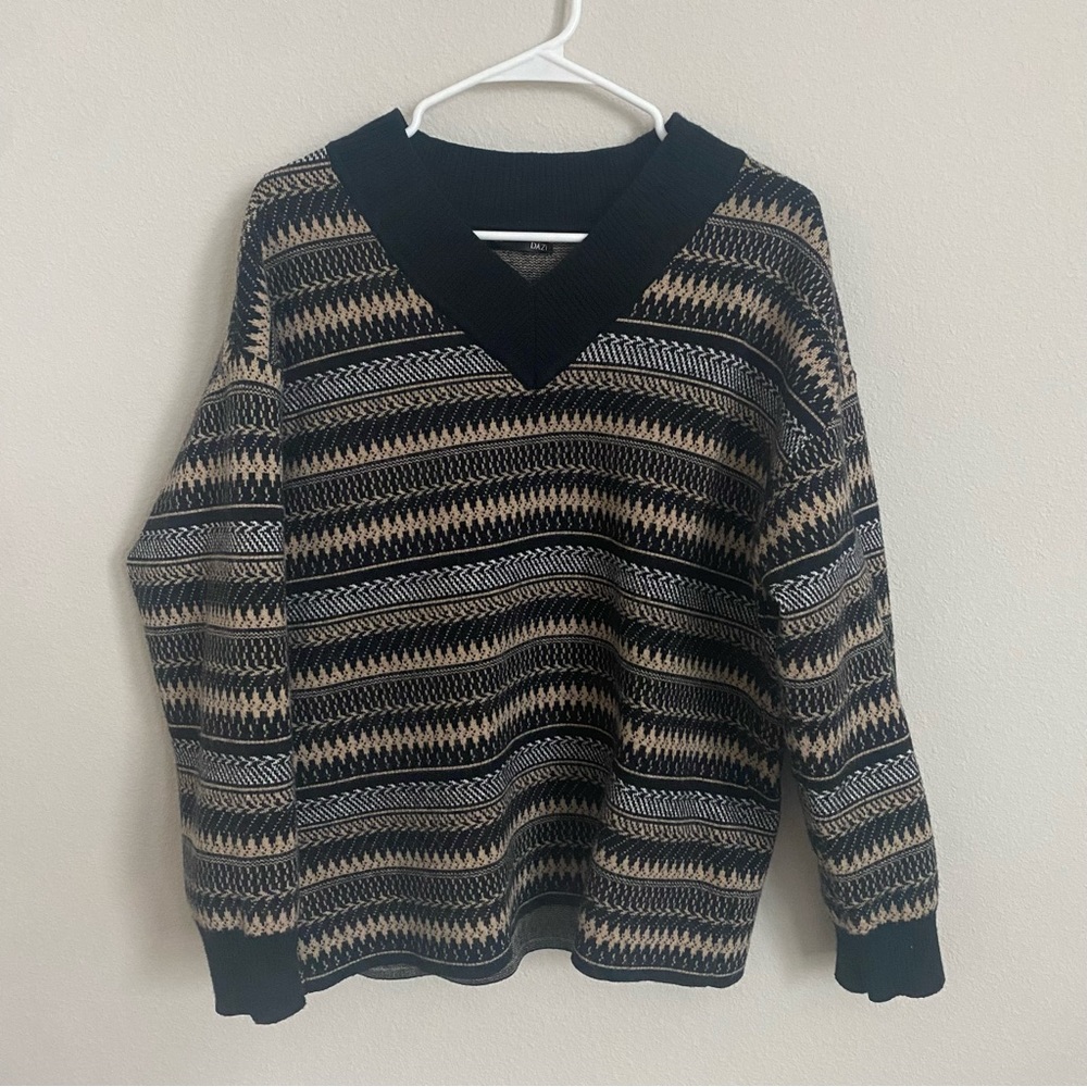 V-neck Knit Sweater